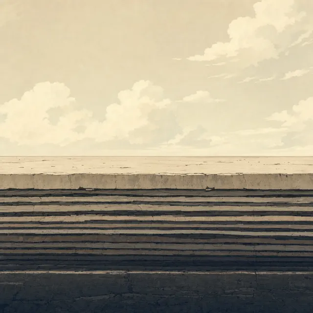 Ghibli painted background